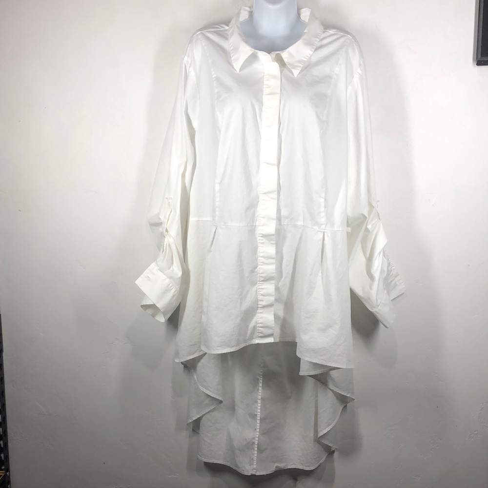 Lane Bryant white blouse size 26